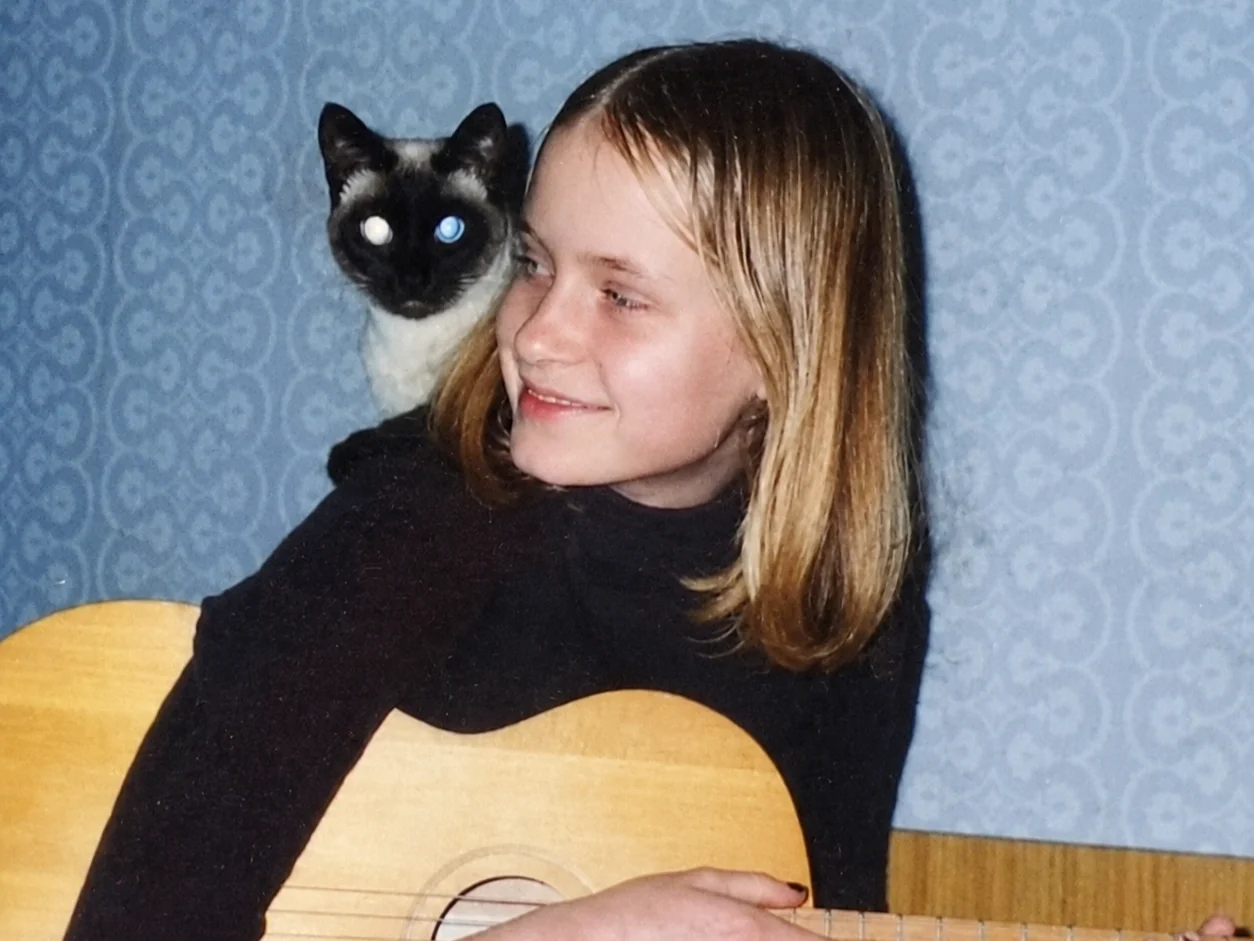 Ksiusha, my first cat
