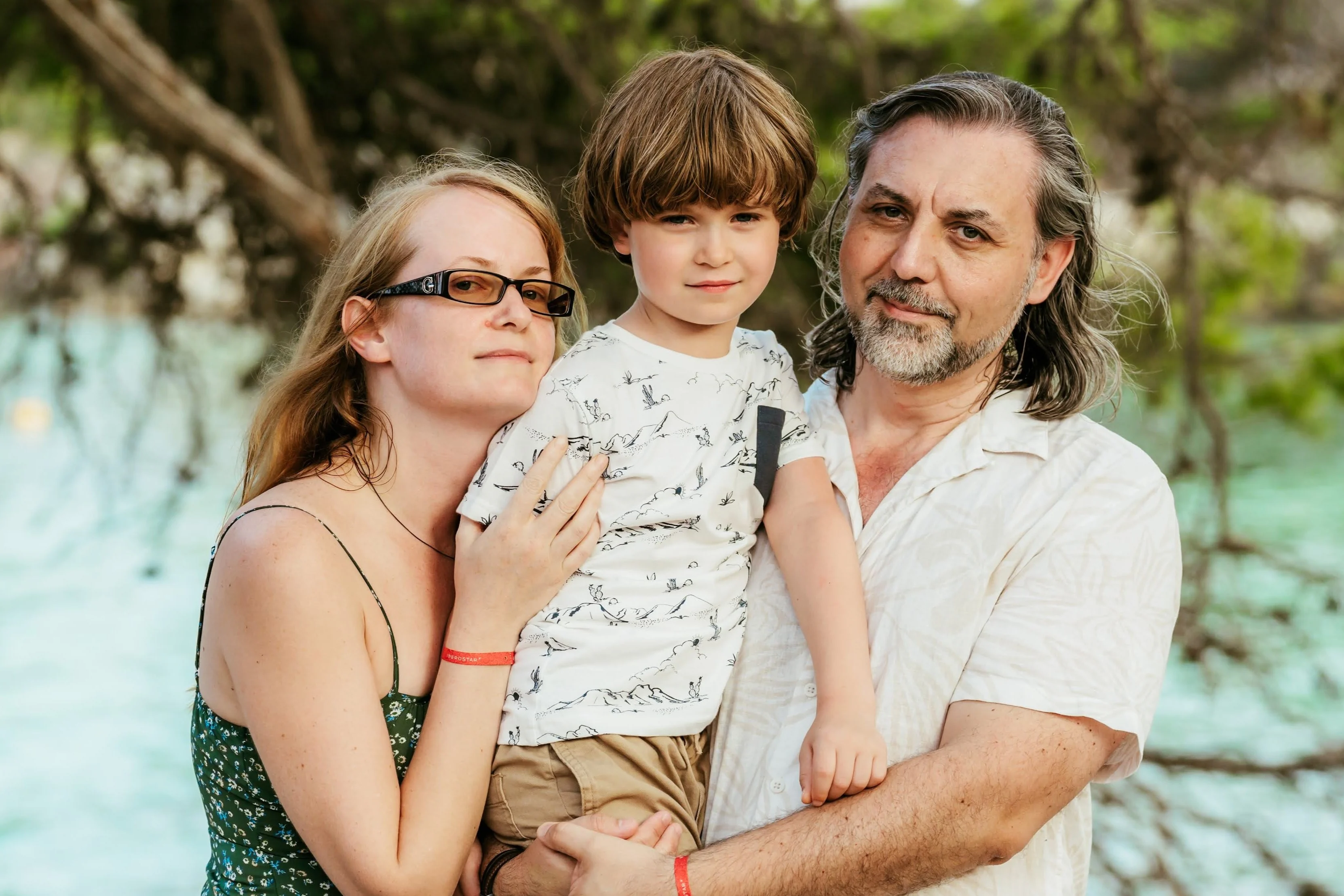 Svitlana with her family